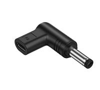 Maxtonser Conector USB C de 12 V tipo C hembra a macho USB C a 3,0 x 1,1 mm, 3,5 x 1,35 mm, 4,0 x 1,7 mm, 4,8 x 1,7 mm, 5,5 x 2,1 mm, 5,5 x 2,5 mm