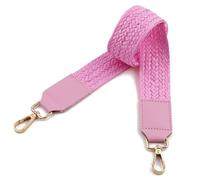 Maxtonser Correa ancha para el hombro de piel sintética, correa de repuesto de moda para bolso cruzado, color sólido, cinturón de repuesto