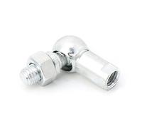 Maxtonser /CS10/CS13/CS16 - Rodamiento de extremo de varilla de rótula derecha, acero al carbono blanco para barra de conexión de bola de coche