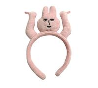 Maxtonser Disfraz de fiesta de maquillaje, diadema divertida con flequillo único, clip para la cabeza, flequillo creativo, diadema para maquillaje