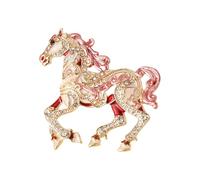 Maxtonser Elegante broche de aleación de animales del zodiaco con cierre seguro para decoración de atuendos