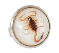 Maxtonser Elegantes anillos redondos ajustables de resina, anillos de apertura únicos, joyería de dedo moderna para parejas