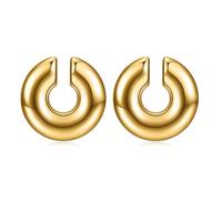 Maxtonser Elegantes aretes de oreja elegantes para hombres y mujeres, unisex, gruesos, joyería de moda