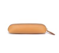 Maxtonser Estuche de cuero para lápices, estuche de papelería, soporte para lápices, estuche para bolígrafos, marcadores y gomas de borrar