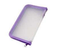 Maxtonser Estuche transparente con cremallera para recibos resistente al agua, organizador de documentos pequeño para accesorios de viaje escolar