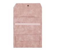 Maxtonser Estuche vacío circular para agujas de tejer con ranura elástica, organizador de ganchillo, bolsa de almacenamiento para suministros de tejer