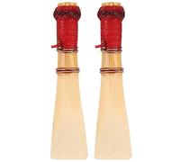 Maxtonser Fagot, 2 piezas de fagot azul/rojo con almacenamiento para estuche/tubo de instrumento, accesorio de fagot