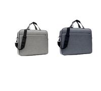 Maxtonser Funda para portátil de 6.1 y 17 pulgadas, con correas de hombro, bolso de mano, portátil, a prueba de golpes, protección B