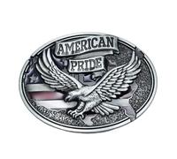 Maxtonser Hebilla de cinturón grabada de color bronce, hebilla de repuesto para cinturón, regalos de cumpleaños para padre