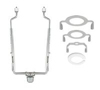 Maxtonser Juego de soporte de arpa ajustable para pantalla de lámpara, accesorio de luz desmontable para bases de luz E14 E27