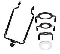 Maxtonser Juego de soporte de arpa ajustable para pantalla de lámpara, accesorio de luz desmontable para bases de luz E14 E27