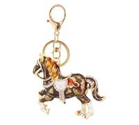 Maxtonser Llavero ligero con forma de caballo elegante con mecanismo de cierre seguro para un fácil transporte portátil