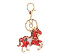 Maxtonser Llavero ligero con forma de caballo elegante con mecanismo de cierre seguro para un fácil transporte portátil