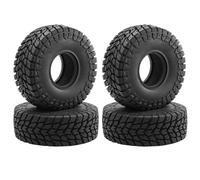 Maxtonser Modelo de control remoto de goma para coche, accesorios Beadlock, juego de neumáticos de barro y terreno, piezas de coche finas desmontables