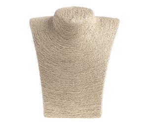 Maxtonser Modelo de soporte de busto para collar, maniquí, organizador de joyas, expositores, colgante, gargantilla para organización de joyas