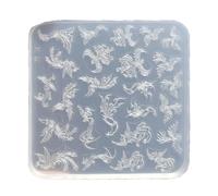 Maxtonser Molde de arte con variedad de patrones, plantilla, tallado, plantillas, herramientas, moldes para entusiastas y salones de belleza