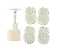 Maxtonser Molde de pastel con sello de piña para mediados de otoño