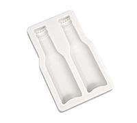 Maxtonser Molde de silicona para botellas de chocolate, fondant, decoración de pasteles, herramienta para hornear, pequeño molde de resina antiadherente