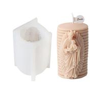 Maxtonser Molde de silicona único para aromaterapia, moldes de silicona para velas, moldes de manualidades religiosas adecuados para ceremonias religiosas