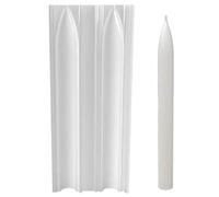 Maxtonser Moldes cilíndricos de espirales para velas, moldes de silicona para hacer velas, moldes hechos a mano para fiestas