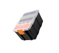 Maxtonser Organizador de piezas pequeñas, caja de almacenamiento con tapa, organizadores de herramientas, caja de clasificación de tornillos para tornillos y clavos