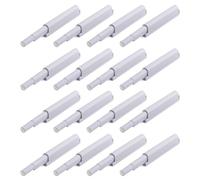 Maxtonser Paquete de 16 amortiguadores de puerta de armario de cierre suave de nailon silencioso con tornillos de cierre suave para cocina, dormitorio