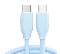 Maxtonser PD20W - Cable de silicona USB C a USB C, cable de carga rápida para teléfono, tableta, portátil