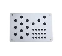 Maxtonser Pedal de descanso plegable, estribos laterales para puerta, bisagra de puerta exterior para SUV y camioneta