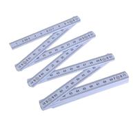 Maxtonser Regla plegable de 1 metro, diseño pequeño, barra de medición plegable, escala transparente para un fácil almacenamiento en cajas de herramientas o bolsillo