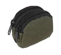 Maxtonser Riñonera de nailon con doble bolsillo, carteras, dinero, llaves, monedero, al aire libre, pequeño cinturón utilitario, resistente al desgaste