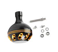 Maxtonser Spinnings - Pomo de metal para línea de pesca, mango de rueda de aleación de aluminio