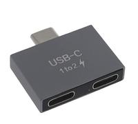 Maxtonser USB C Male to Dual USB C Female Splitter Convter Adapter Connector for USB C PD Charger Powerbank Laptop Accessories,Extension Adapter
