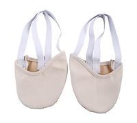 Maxtonser Zapatos de ballet de media piel sintética para gimnasia rítmica