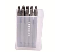 MaxTool 10 piezas SQsx3" Juego de puntas de destornillador surtidas; cabeza cuadrada #1, 2, 3; 3" OAL; 1/4" hexagonal; 6150 aleación de acero; SQsx3P10-6150