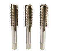 MaxTool Juego de grifos de rosca de mano 5/8-11; 3 piezas (cónico, enchufe, parte inferior); HSS M2; mano derecha totalmente molida; HSF02W00R040