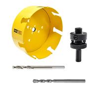 MaxTool - Sierra perforadora TCT de 127 mm, punta de carburo para corte de ladrillo de asfalto, yeso, piedra caliza de plástico, madera MDF; CT00Y57R500EA