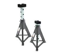 MAXTOOLS, CJS600, Caballetes de Soporte con Pasador, para la Reparación de Coches, con Cabezal de Goma Regulable, Capacidad 6 Toneladas