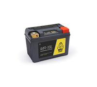 MAXTOOLS MR-18L, Batería LiFePO4 Superligera, para Moto, Quad y ATV, 12 V, con Carcasa Reforzada y Indicación de Estado de Carga, Izquierda, Negro, 300 cca