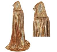 maxToonrain Disfraz de discoteca de los años 70 para hombres y mujeres, disfraz de Abba para adultos, capa brillante con purpurina para Halloween, Navidad, Mardi Gras, carnaval, fiesta retro de mamá