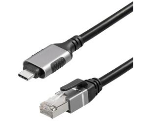 MAXTRACK Adaptador USB C LAN - C541-1L, Adaptador LAN USB-C a RJ45, Adaptador USB Ethernet de 1 Gbps, Compatible con MacBook, portátiles, Dispositivos móviles, Aspecto de Metal, portátil y Delgado,