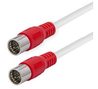 MaxTrack Cable de antena según la especificación Vodafone - FQMS1,5L, VF TS 5001, conector F rápido, cable satélite, clase A, cable coaxial de 4 vías, para televisión por cable, Internet y receptor de