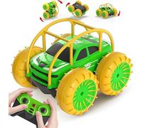 MaxTronic Coche Teledirigido de Carga Directa para Niños - Vehículos RC Anfibio 2.4G 360° - 15KM/H - 4WD - Coche de Acrobacias Todoterreno con LED Ajustable - Niños y Niñas de 3-12 Años