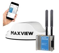 Maxview Roam X MXL051 - Sistema de Antena WiFi 5G Ready para Internet en Movimiento, Color Blanco