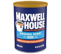 Maxwell House Café molido tostado original, recipiente de 10.5 onzas