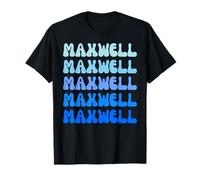 Maxwell Retro Name Stack Design Camiseta