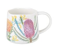 Maxwell & Williams DI0376 Native Blooms - Taza (porcelana, 350 ml), multicolor
