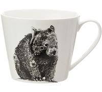Maxwell & Williams DX0534 Wombat - Taza de café (porcelana, 450 ml), diseño de animales en blanco y negro