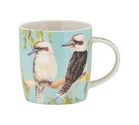 Maxwell & Williams DX1120 Kookaburra - Taza de café redonda (370 ml, porcelana), diseño de pájaros, multicolor