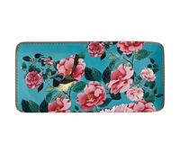 Maxwell & Williams HV0176 - Plato cuadrado (33 x 15,5 cm, porcelana lisa, en caja de regalo), diseño de flores, color azul