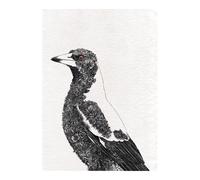 Maxwell & Williams Marini Ferlazzo Birds Paño de Cocina con Diseño de Urraca Australiana de 100% Algodón, 50 x 70 cm - Blanco